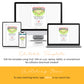Editable baseball birthday invitation template displayed on desktop, laptop, tablet, and phone, Corjl instant download sports party invite
