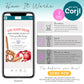 How to edit baseball birthday invitation template in Corjl on mobile phone, instant access digital invite, customize, download, print or share