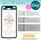 How to edit farm birthday invitation template in Corjl on mobile phone, instant download barnyard invite, customize and print or share