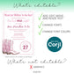 Editable bachelorette invitation template showing text editing, font and color changes, graphics not editable Corjl invite